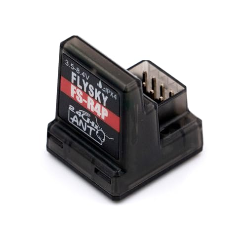 GoolRC Flysky FS-R4P Receiver, 2.4GHz 4CH Receiver ANT Protocol Single Antenna PWM Output Compatible with Flysky FS-G7P FS-ST8 Radio Transmitter for RC Car and Boat