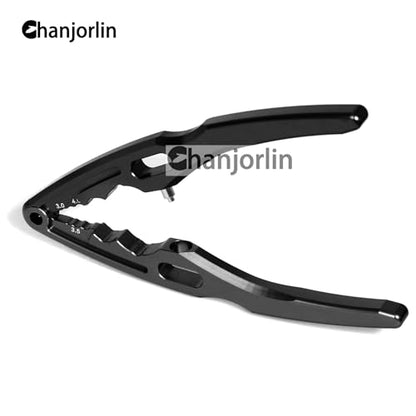 RC Multi-Function Shock Pliers Aluminum Alloy RC Clamps 3.0 3.5 4.0 Shock Pivot Balls Tie Rods Shafts Assembly Disassembly Tool For 1/8 1/10 Crawler On Off Road Buggy Truck Car (Black) - color: Black