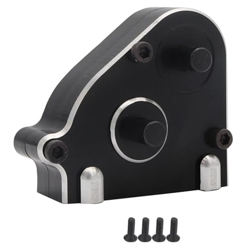 Compatible Metal Transmission Gearbox and Transfer Case Upgrade Parts Compatible with 1/12 RC Crawler Cars MN86 MN86S MN86K MN86KS MN G500(Black) - color: Black