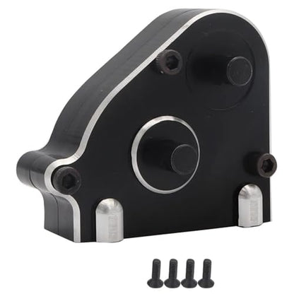 Compatible Metal Transmission Gearbox and Transfer Case Upgrade Parts Compatible with 1/12 RC Crawler Cars MN86 MN86S MN86K MN86KS MN G500(Black) - color: Black
