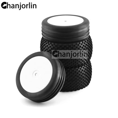 1/10 RC Off Road racing Tires and Wheels Rims 12mm Hex Front and Rear Tyres For 1:10 Scale Buggy Car Serpent Spyder SRX2 SRX4 XRAY XB2 Tekno EB410 yokomo yz4 Tamiya TD4 TT-02B DF-02 4PCS