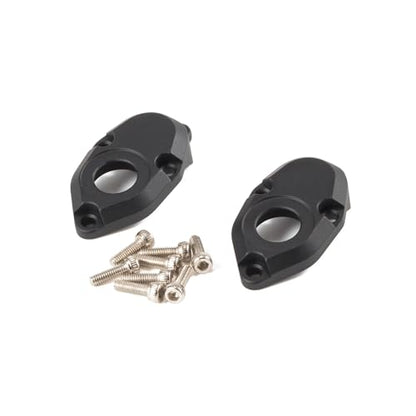 F10 Front Rear Portal Cover Set,CNC Aluminum Front Knuckle Rear Portal Cover 12mm Hex for Vanquish F10 Portal Axle VRD VS4-10 Phoenix (BK Rear Portal Cover) - style: BK Rear Portal Cover