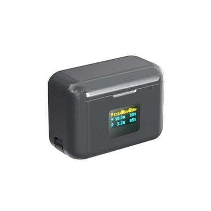 Versatile Two Channel Battery Charger, Smart Trickle Charging Hub, Ideal for Camera Batteries, Dual Slot Battery Pack Charger for All Day Filming Equipment