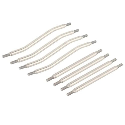 Compatible with Axial for Capra 1.9 for UTB AXI03004 RC Car Crawler Parts 8pcs Suspension Steering Linkage Link Rod Set with Ball End Linkage