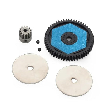 for Axial for SCX10 II 90047 90104 for Wraith 90074 32P Transmission Spur Gear Set with Motor Gear 1/10 Replacement Crawler Car Upgrade Parts RC Accessories(Spur and Pinion Gear) - size: Spur and Pinion Gear