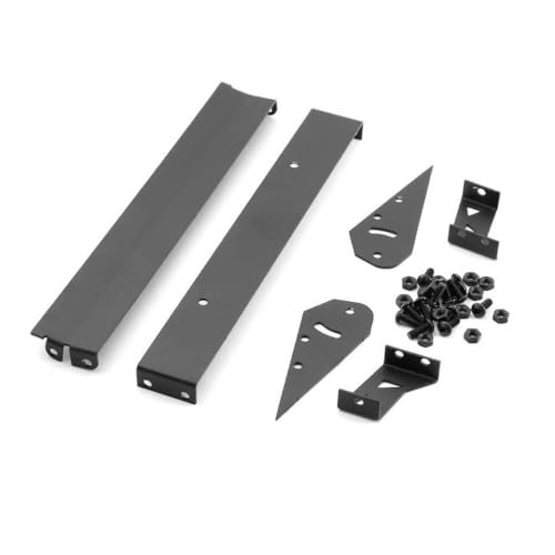 Rear Spoiler Metal Tail Wing Compatible with 1/10 RC On Road Racing Drift Cars Models TT01 TT02 XV01 PTG2 94123 FW06