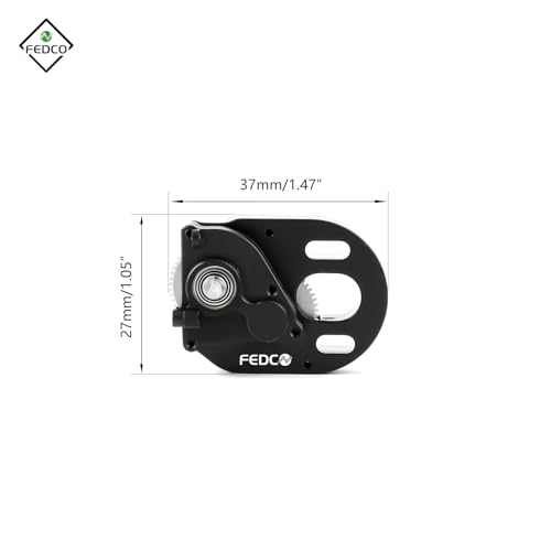 SCX24 Transmission for 370 Motor with Steel Gear for SCX24 Upgrades | SCX24 Gearbox Complete Transmission Case For Axial 1/24 RC Crawler