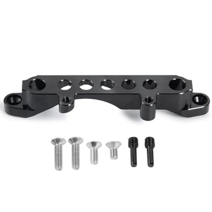 Aluminum Front Body Shell Mount Stand for 1/10 Axial SCX10 III AXI03007 RC Crawler Car Upgrades Parts Accessories, Front Shock Tower Braces Body Post Mounts (Black) (Front Body Shell Stand) - color: Front Body Shell Stand