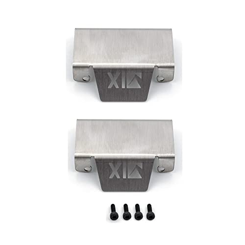 Stainless Steel Metal Chassis Armor Axle Protector Skid Plate for RGT EX86190 EX 86190 LC76 1/10 RC Crawler Car Upgrade Parts