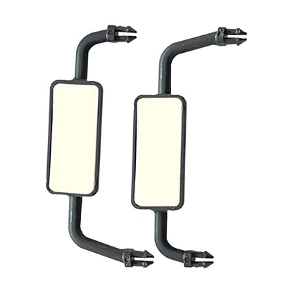 Generic Metal Trailer Upgrade Kit for 1/12 Scale RC Crawler Car, Rearview Mirror