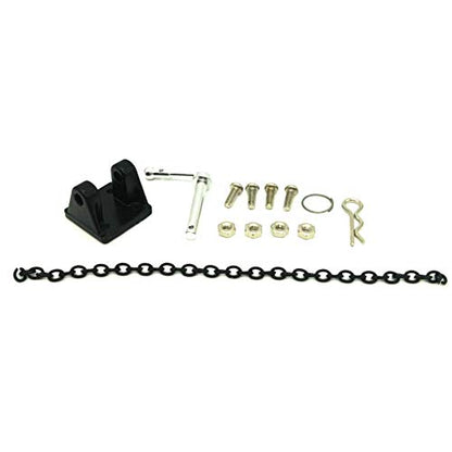 DKKY RC Trailer Hitch Tow Hook with Chain for 1/10 RC Crawler Upgrades Parts