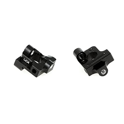 LCX Racing RC Car CNC Machined Aluminum Front Caster Block 0 Degree L/R for LOSI 1/16 Mini-B Buggy 1/18 Mini-T 2.0 Stadium Truck, Upgrades Parts Accessories