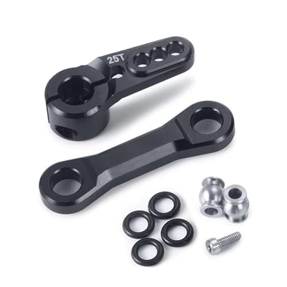 Rc Parts For Kraton 1/8 Aluminum Alloy 25T Servo Arm Steering Linkage Link Rod Set RC Car For Buggy Truck Model Upgrade Parts