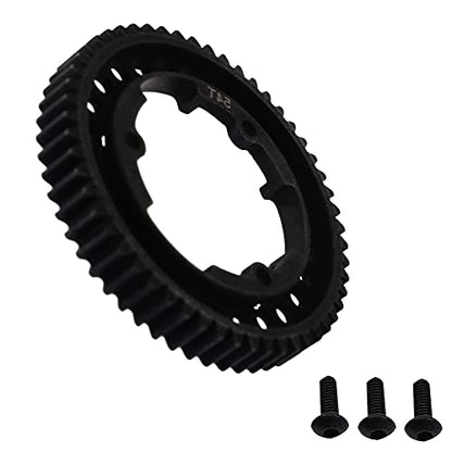 Steel 54T Spur Gear 1 Mod M1 Main Gear Compatible with Traxxas 1/5 X-Maxx 6S 8S 1/10 Maxx 4S 1/10 New E-Revo 2.0 VXL 1/7 XO-1 Upgrade Part (54T)