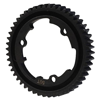 Steel 50T Spur Gear 1 Mod M1 Main Gear Compatible with Traxxas 1/5 X-Maxx 6S 8S 1/10 Maxx 4S 1/10 E-Revo 2.0 VXL 1/7 XO-1 Upgrade Part (50T)