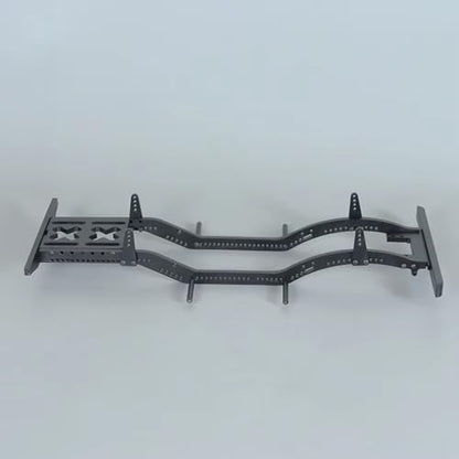 RC Chassis Frame Parts For Axial For SCX10 D90 1/10 RC Crawler Upgrade Metal For Chassis Set Rails Frame With Shock Towers For Leaf Springs Mounting Holes