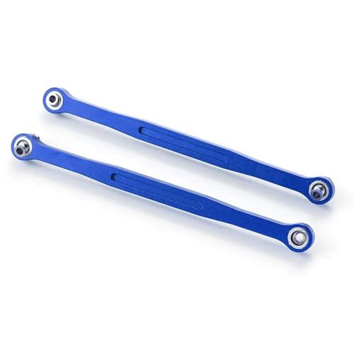 RC Links Linkage Compatible with for traxxas for XMAXX for Monster 1/5 RC Trucks Car Part Wheelbase Rc Steering Link Rod Set Steering Link Rod Set(Dark Blue) - color: Dark Blue