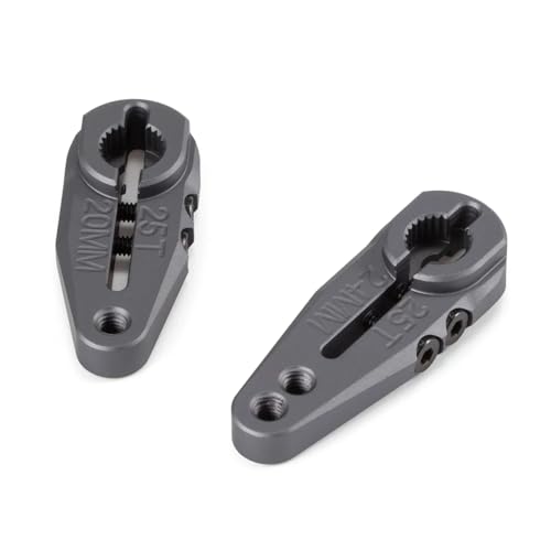 Clamping 25T Servo Horn Steering Servo Arm 7075 Aluminum for Futaba NHX Power HD Protek Savox NSDRC RC Crawler Electric Car Buggy Monster Truck (25T 24mm)