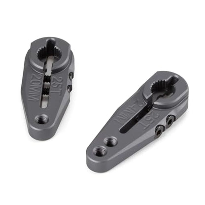Clamping 25T Servo Horn Steering Servo Arm 7075 Aluminum for Futaba NHX Power HD Protek Savox NSDRC RC Crawler Electric Car Buggy Monster Truck (25T 24mm)