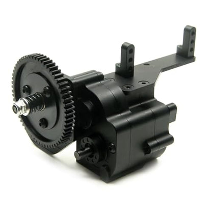 RC Car Center Gearbox for Axial for SCX10 for Wraith 90018 1/10 Complete Metal 2 Speed Transmission Gearbox RC Crawler Car Truck Model Upgrade Parts(Gearbox) - color: Gearbox