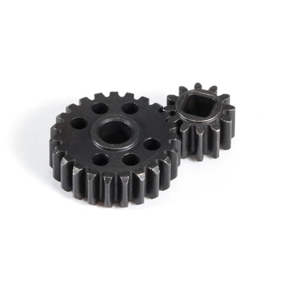 Heat Treated Steel 15T/20T Portal Overdrive Gear 36% OD 12T/23T Standard Gear for Axial 1/10 Capra F9 SCX10 III AR45 Portal Axle (12T 23T) - color: 12t 23t