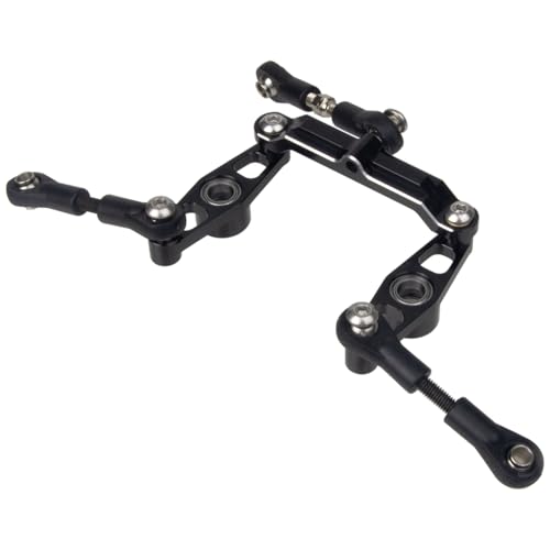 1/10 RC Car Aluminum Ball Bearing Crank Steering Arms Set for Tamiya TT-02 / TT-02D / TT-02E Racing Car Upgrade Parts