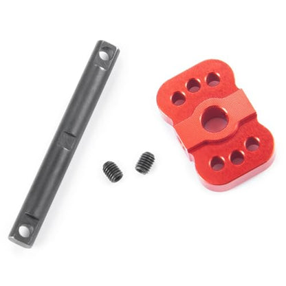 Aluminum Differential Locker Spool Diff Case Mounts for 1/10 Scale Tra-xxas Slash 2WD Rustler Stampede VXL Bandit Car Truck Upgrades Parts (Red) - color: Red