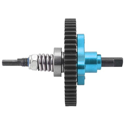 SUNGOOYUE 54T Spur Gear Complete Slipper Clutch Assembly, Aluminum Steel Differential Gear with Accuracy Manufactured Teeth, for Slash 4x4 Rustler HuanQi 727 1/10 RC Cars (Blue) - color: Blue
