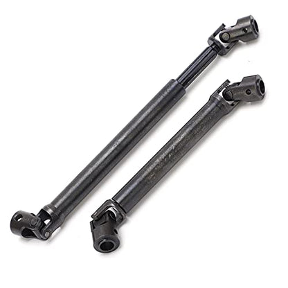 Front Rear Drive Shaft, Stainless Steel Adjustable Drive Shaft Upgrade Parts for Axial RBX10 RYFT AXI03009 1/10 RC Cars
