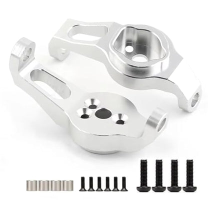 RC Accessory Compatible with for traxxas for TRX4 1/10 RC Crawler Car Upgrades Parts Accessories 2Pcs Metal Front Caster Block C-Hub Carrier 8232