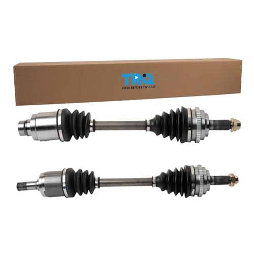 TRQ Front Driver and Passenger Side CV Axle Assembly Set 2 Piece Compatible with 2003-2005 Honda Civic Hybrid - style: CSA33730