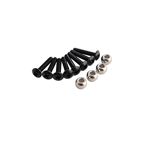 5862 Front & Rear Aluminum Alloy Shock Absorber for 1/10 Slash 4x4 Hoss Rustler Stampede Bandit VXL Nitro Shock Parts Replace of 3760 3762 SLA014 (4-Pack) (Silver) - color: Silver