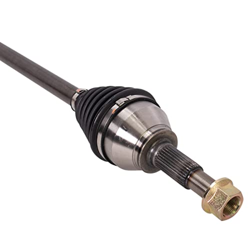 TRQ Front Passenger Side CV Axle Assembly Compatible with 13-16 Nissan Sentra Automatic Transmission CVT 17-18 Sentra S SL SV SR Automatic Transmission CVT - style: CSA34121