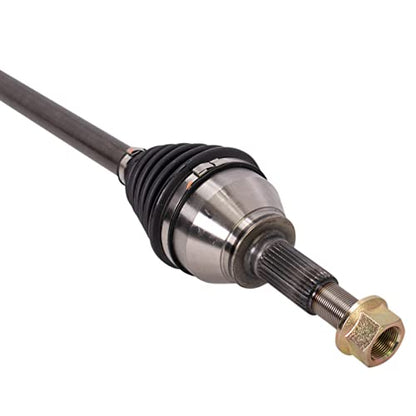 TRQ Front Passenger Side CV Axle Assembly Compatible with 13-16 Nissan Sentra Automatic Transmission CVT 17-18 Sentra S SL SV SR Automatic Transmission CVT - style: CSA34121