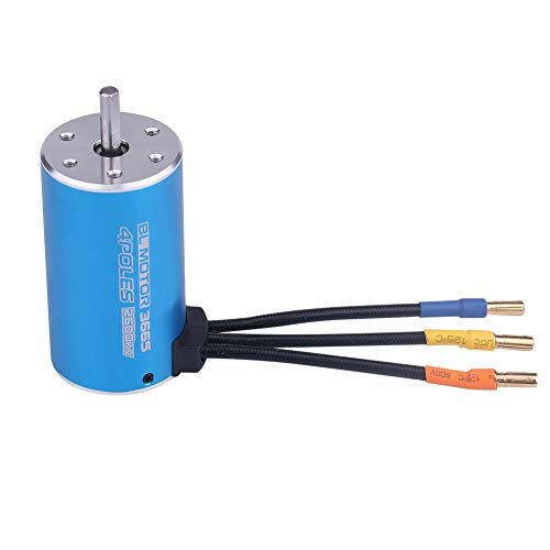 DAN&DRE Rc Brushless Motor Esc Combo Surpass 3665 2600Kv 4 Pole Brushless Motor for Remote Control Car Rc Boat