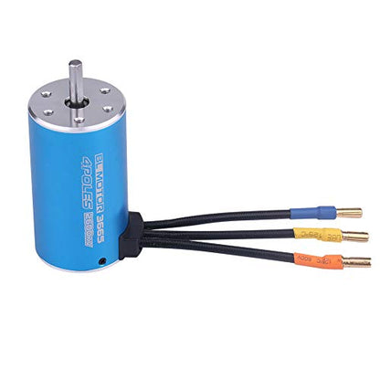 DAN&DRE Rc Brushless Motor Esc Combo Surpass 3665 2600Kv 4 Pole Brushless Motor for Remote Control Car Rc Boat