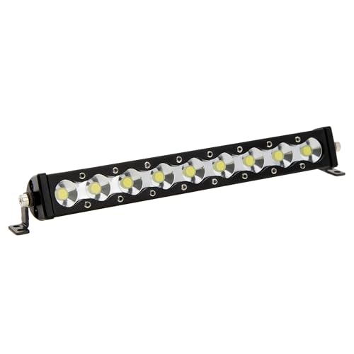 MEUS RACING RC Car LED Lights Roof Light Bar Kit - 1/10 1/8 Scale RC Crawler Upgrades for Axial SCX10, Wraith, Traxxas TRX4, TRX6, Redcat Gen8 (95mm, 9 Beads) - size: 95mm, 9 Beads