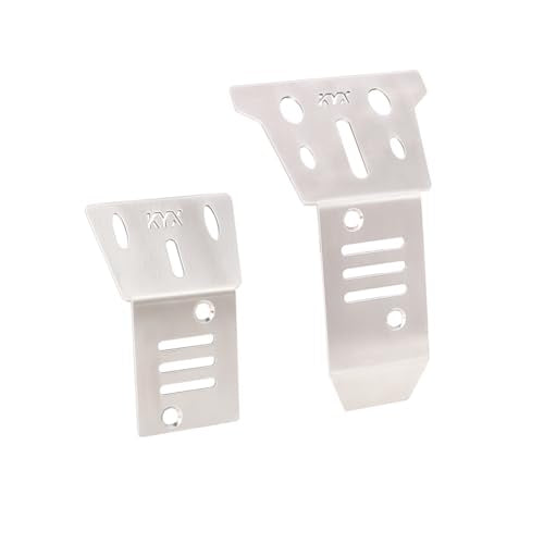 KYX Racing Stainless Steel Chassis Guard Skid Plate Guard Upgrades Parts Accessories for 1/14 RC Car ARRMA Mojave Grom Mega