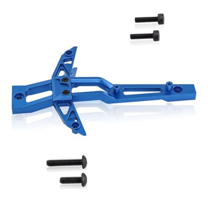 Aluminum Front Chassis Brace Steering Fixed Support RC Upgraded Parts for TRAXXAS 1/10 MAXX WIDEMAXX Monster TRUCK-89086-4, 1/8 6S MAXX SLASH-102076-4 RC Car, Blue - color: Blue