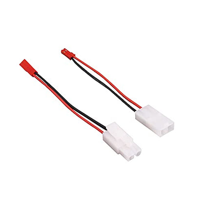 2pairs Compatible with Tamiya to JST Male Female Adapter with 10cm 4in 20awg Wire(B193-2)