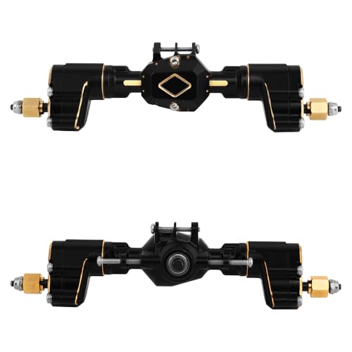 Brass Complete Portal Front Rear Axles for 1/18 RC Crawler Redcat Ascent-18 Heavy Duty Axle Metal Upgrades