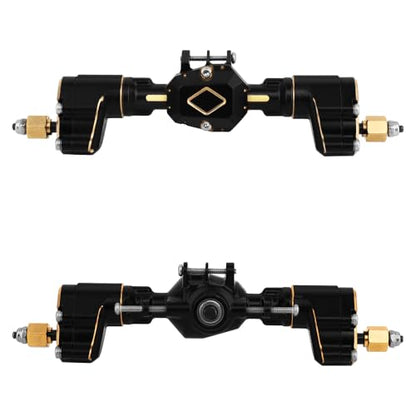 Brass Complete Portal Front Rear Axles for 1/18 RC Crawler Redcat Ascent-18 Heavy Duty Axle Metal Upgrades
