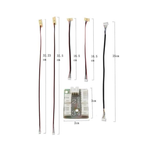 RC Light Strips Kit with Headlight, Turn Light and Brake Light, Lighting Upgrade for MN78 MN82 MN99S 1/12 Scale RC Cars