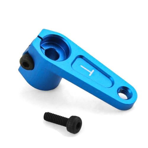 1/10 RC On Road Car 25T Servo Horn Aluminum Alloy 25 Teeth Steering Arm Replacement Part Compatible with 1:10 Drift Rally Racing On-Road Car Tamiya TT01 TT02 XV02 42248 TRF