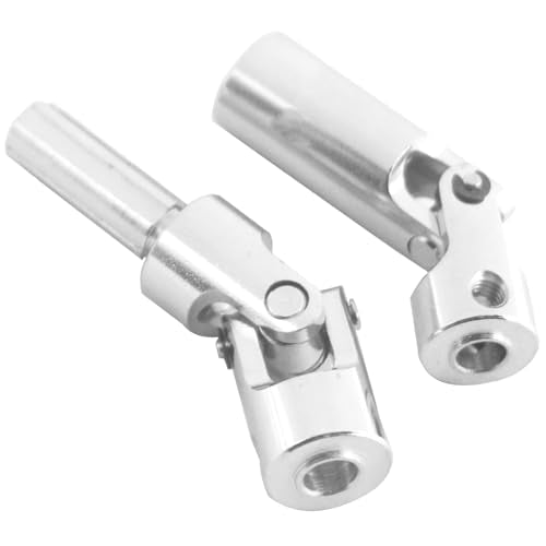 2Pcs Vgoohobby Metal Centre Transmission Shaft Drive Shaft Dogbone Compatible with Axial SCX10 SCX0016 Tamiya CC01 RC4WD D90 90028 1/10 RC Rock Crawlers Car (80mm-100mm) - size: 80mm-100mm