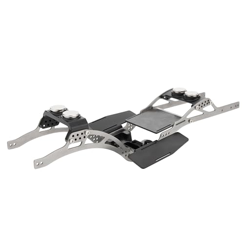 MEUS RACING SCX24 LCG Chassis TC4 Titanium Frame for Axial SCX24 C10 Bronco Wrangler 1/24 RC Crawler Upgrades (C10) - color: C10