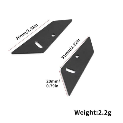 RC Upgrade Accessories for Tamiya for TT02 XV01 94123 PGT2 for Yokomo for HSP 1/10 Metal for Rally Car Tail Wing Rear Spoiler Wing Drift Car RC Car Upgrade Parts