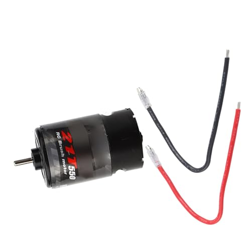 BRRNOO Brushed Motor, RC Crawler Motor RC Kit Accuracy Low Noise 550 Brushed for 4 Model (21T) - size: 21T