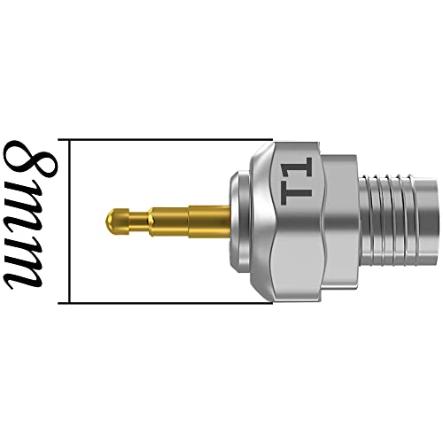 2Pcs Vgoohobby Glow Plug Universal T1 Hot Spark 70117 Nitro Engine Parts Compatible with 1/8 1/10 Traxxas Himoto Kyosho HSP HPI Redcat RC Car Truck