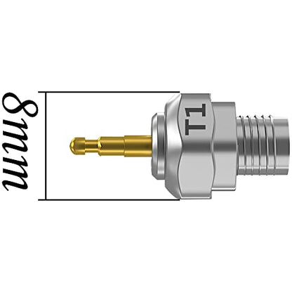 2Pcs Vgoohobby Glow Plug Universal T1 Hot Spark 70117 Nitro Engine Parts Compatible with 1/8 1/10 Traxxas Himoto Kyosho HSP HPI Redcat RC Car Truck